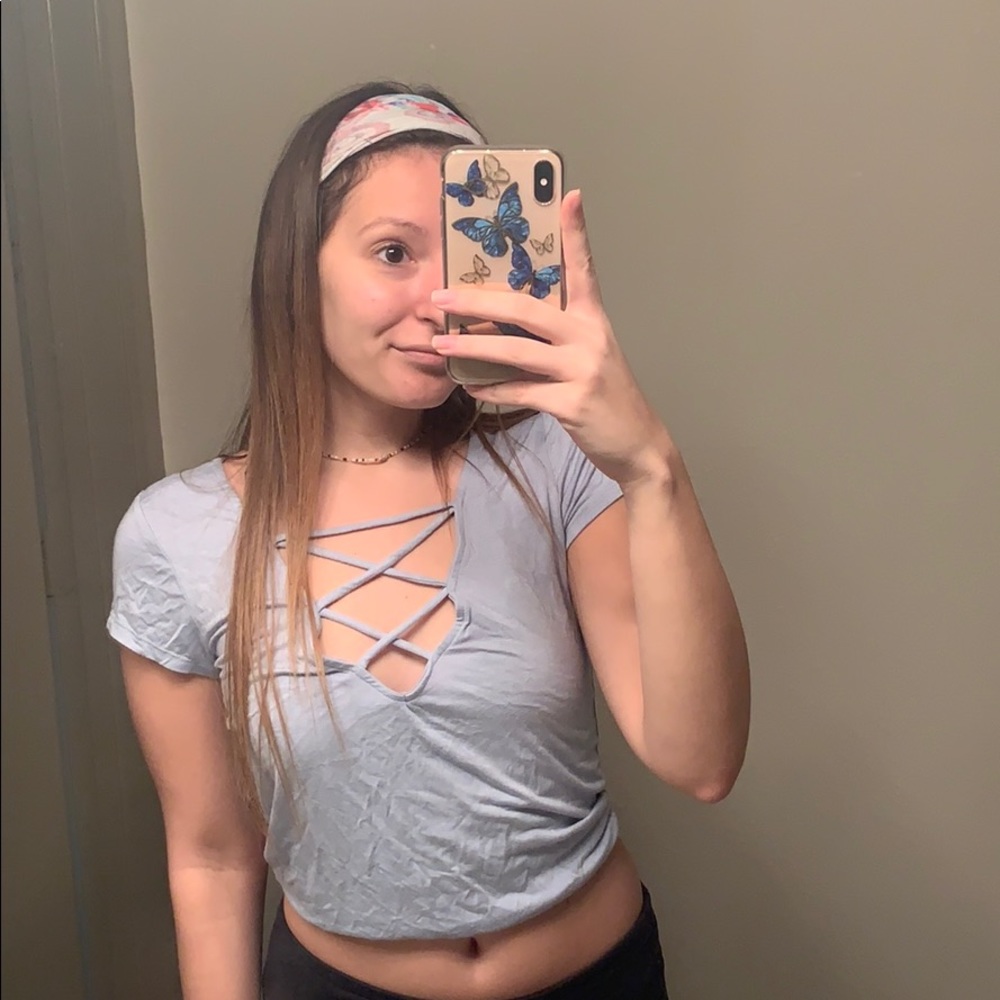 cross pacsun top